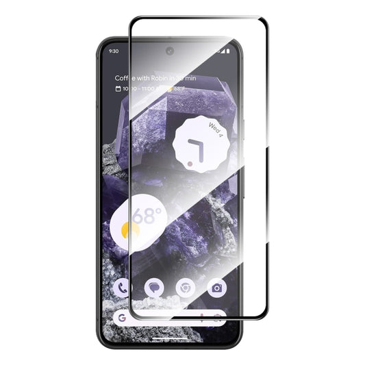 For Google Pixel 8 ENKAY Hat-Prince Full Glue High Aluminum-silicon Tempered Glass Film by ENKAY