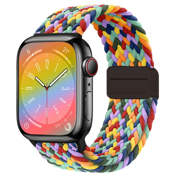 For Apple Watch Ultra 2 49mm Nylon Woven Magnetic Fold Buckle Watch Band(W Seven Colors) by bashfashion