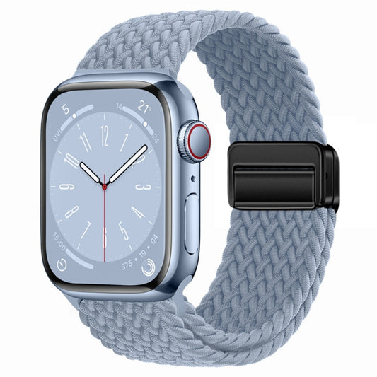 For Apple Watch Ultra 49mm Nylon Woven Magnetic Fold Buckle Watch Band(Yanqing) by bashfashion