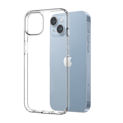 For iPhone 14 NORTHJO 3 in 1 TPU Phone Case with Screen Film and Lens Film(Clear) by NORTHJO