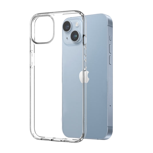 For iPhone 14 Plus NORTHJO 3 in 1 TPU Phone Case with Screen Film and Lens Film(Clear) by NORTHJO