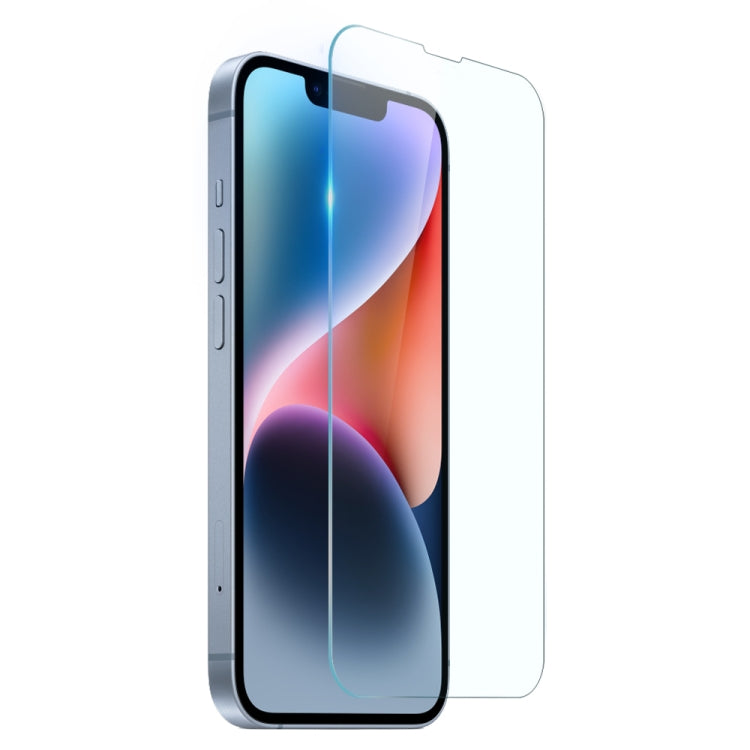 For iPhone 14 Plus NORTHJO 3 in 1 TPU Phone Case with Screen Film and Lens Film(Clear) by NORTHJO