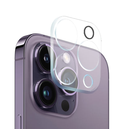 For iPhone 14 Pro Max NORTHJO 3 in 1 TPU Phone Case with Screen Film and Lens Film(Clear) by NORTHJO