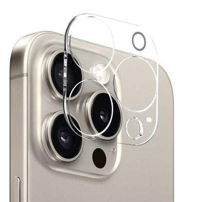 For iPhone 15 Pro NORTHJO 3 in 1 TPU Phone Case with Screen Film and Lens Film(Clear) by NORTHJO