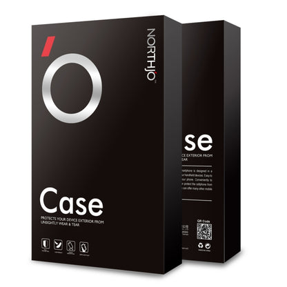 For iPhone 15 Pro NORTHJO 3 in 1 TPU Phone Case with Screen Film and Lens Film(Clear) by NORTHJO