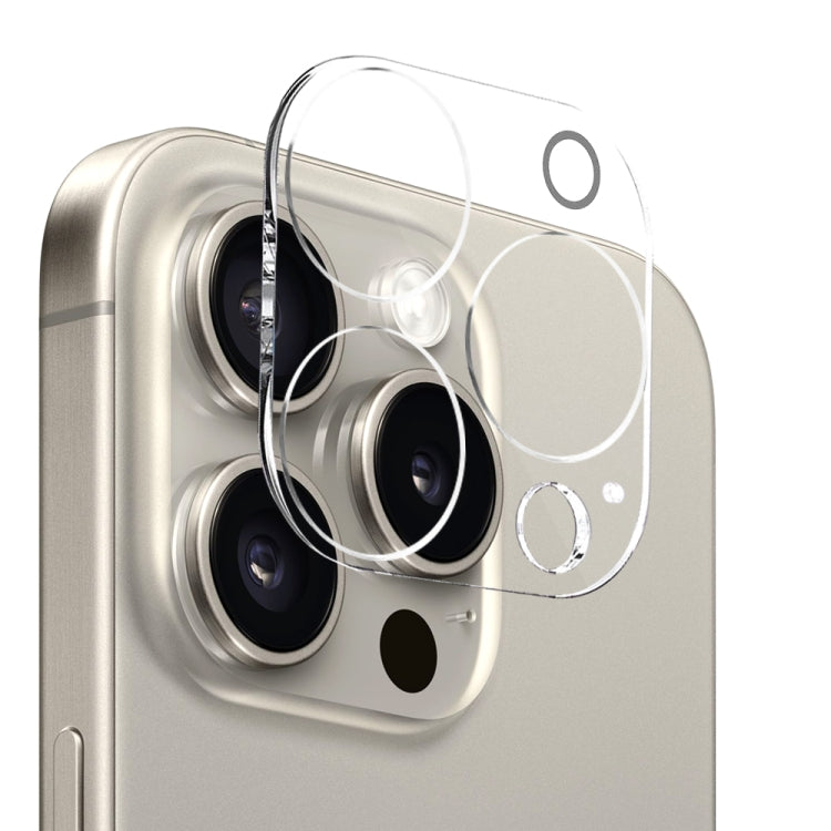 For iPhone 15 Pro Max NORTHJO 3 in 1 TPU Phone Case with Screen Film and Lens Film(Clear) by NORTHJO