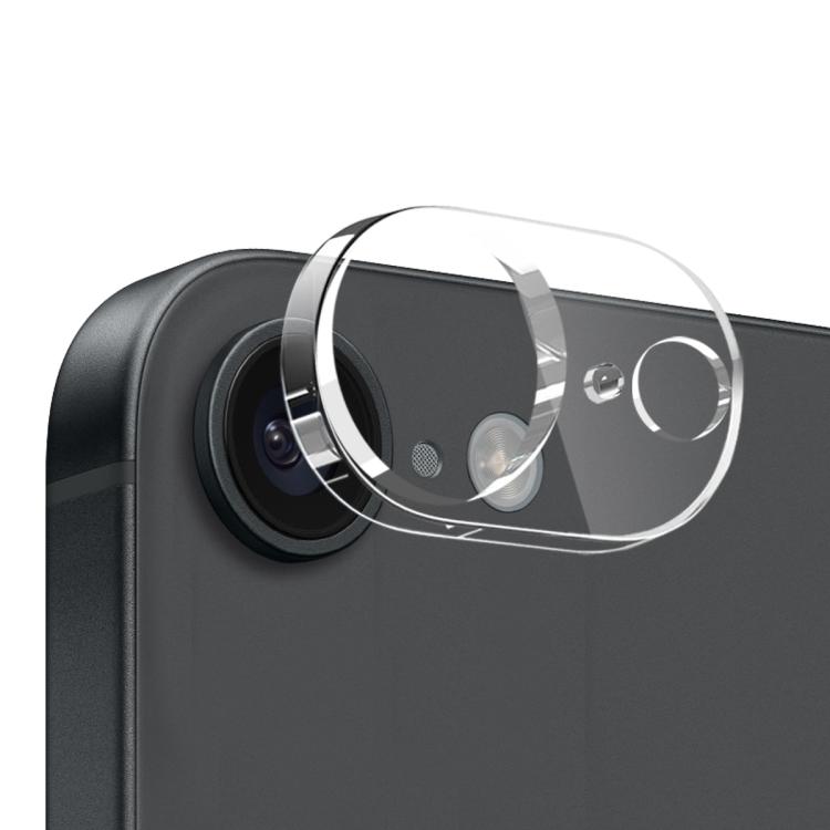For iPhone 16e NORTHJO 3 in 1 TPU Phone Case with Screen Film and Lens Film(Clear) by NORTHJO