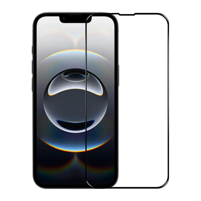 For iPhone 16e NORTHJO A++ Screen Protector Full Glue Silk Printing Tempered Glass Film(Black) by NORTHJO