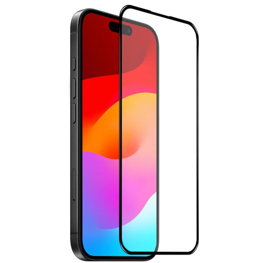 For iPhone Air NORTHJO A++ Screen Protector Full Glue Silk Printing Tempered Glass Film(Black) by NORTHJO