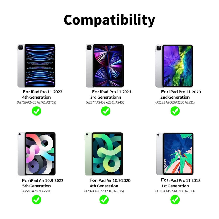 For iPad Air 10.9 2022 / Pro 11 2022 ENKAY Hat-Prince 0.33mm 28 Degrees Anti-peeping Privacy Tempered Glass Film by ENKAY