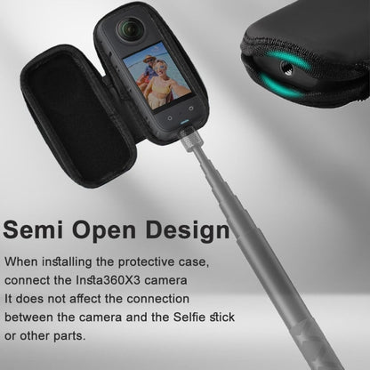 For Insta360 X3 / ONE X / X2 Thumb Camera Body Cover PU Protective Storage Bag by bashfashion