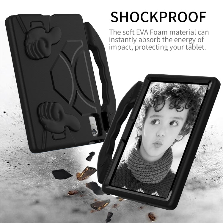 For Lenovo Tab P11 Gen2 11.5 Thumb Bracket EVA Shockproof Tablet Case(Black) by bashfashion