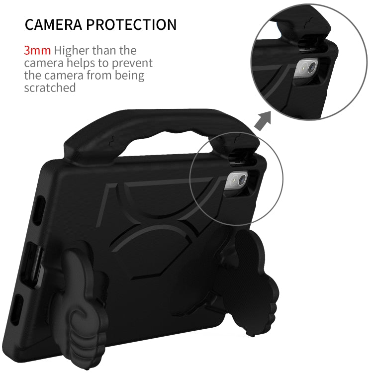 For Lenovo Tab P11 Gen2 11.5 Thumb Bracket EVA Shockproof Tablet Case(Black) by bashfashion