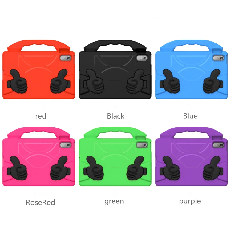 For Lenovo Tab P11 Gen2 11.5 Thumb Bracket EVA Shockproof Tablet Case(Black) by bashfashion