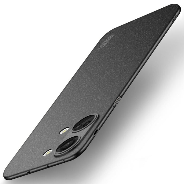 For OnePlus Ace 2V / Nord 3 MOFI Fandun Series Frosted PC Ultra-thin All-inclusive Phone Case(Black) by MOFI