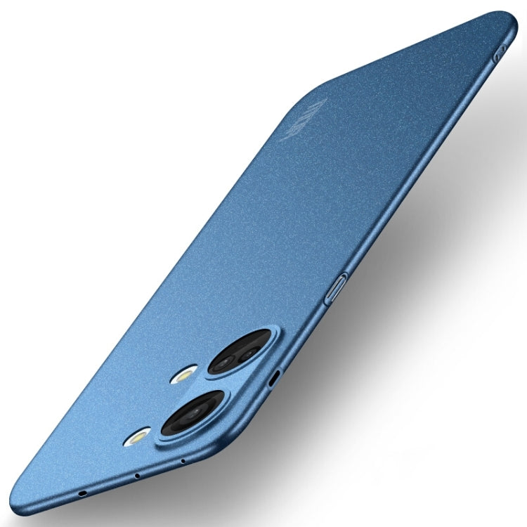 For OnePlus Ace 2V / Nord 3 MOFI Fandun Series Frosted PC Ultra-thin All-inclusive Phone Case(Blue) by MOFI