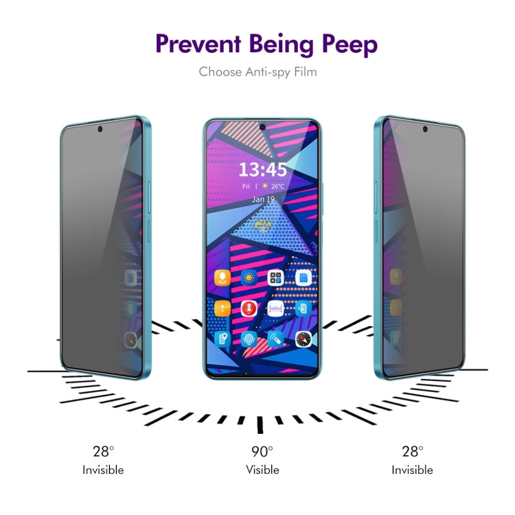 For Redmi K70 / K70e / K70 Pro ENKAY Hat-Prince 28 Degree Anti-peeping Privacy Silk Screen Tempered Glass Film by ENKAY