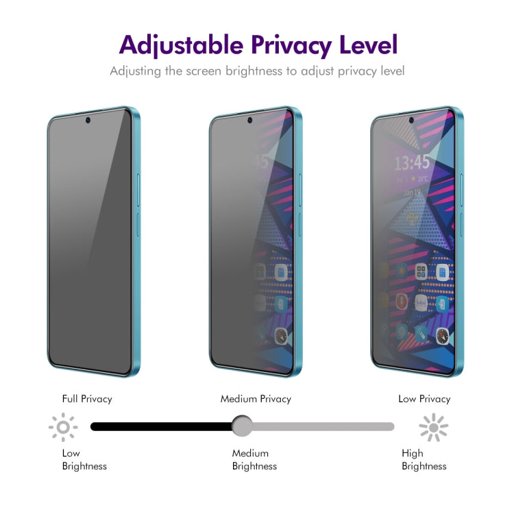 For Redmi Note 13R Pro ENKAY Hat-Prince 28 Degree Anti-peeping Privacy Silk Screen Tempered Glass Film by ENKAY