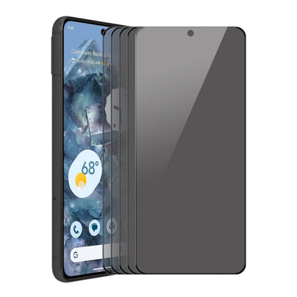 For Google Pixel 8 Pro 5pcs ENKAY Hat-Prince 28 Degree Anti-peeping Privacy Tempered Glass Film by ENKAY