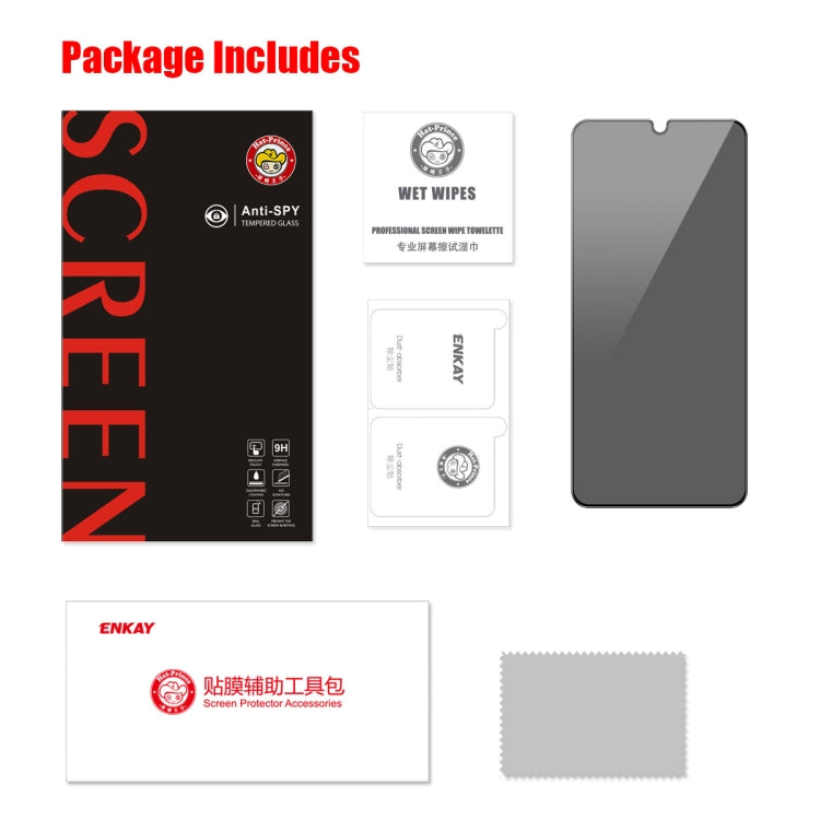 For Samsung Galaxy A15 4G / 5G ENKAY Hat-Prince 28 Degree Anti-peeping Privacy Tempered Glass Film by ENKAY