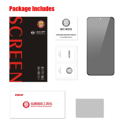 For Samsung Galaxy S23+ 5G ENKAY Hat-Prince 28 Degree Anti-peeping Privacy Tempered Glass Film by ENKAY