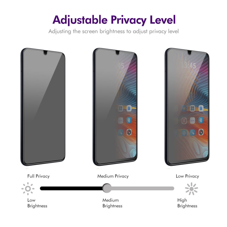 For Samsung Galaxy A06 4G ENKAY Hat-Prince 28 Degree Anti-peeping Privacy Tempered Glass Film by ENKAY