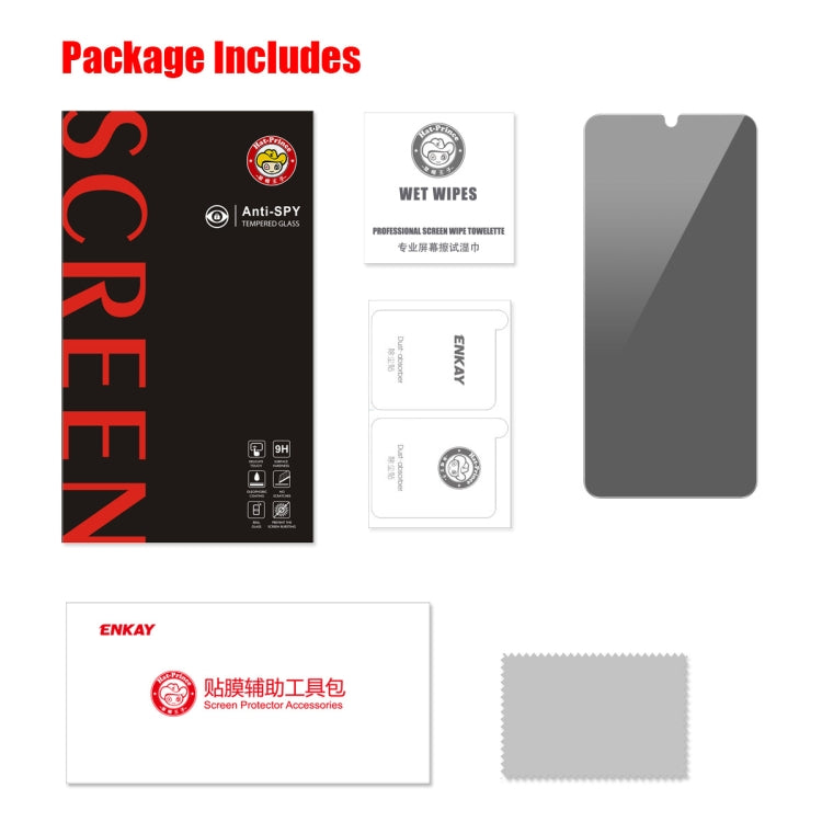 For Samsung Galaxy A05 / A05s ENKAY Hat-Prince 28 Degree Anti-peeping Privacy Tempered Glass Film by ENKAY