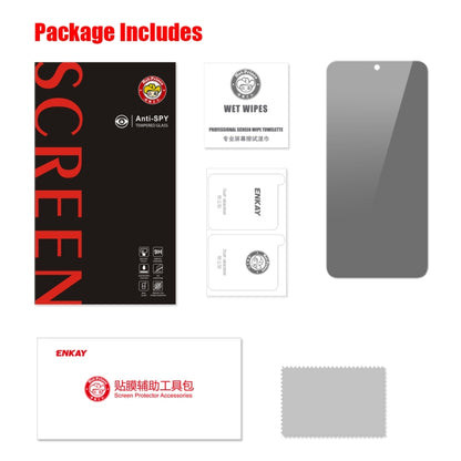 For Samsung Galaxy S24 5G ENKAY Hat-Prince 28 Degree Anti-peeping Privacy Tempered Glass Film by ENKAY