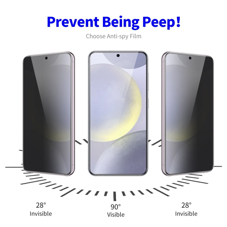 For Samsung Galaxy S24+ 5G ENKAY Hat-Prince 28 Degree Anti-peeping Privacy Tempered Glass Film by ENKAY