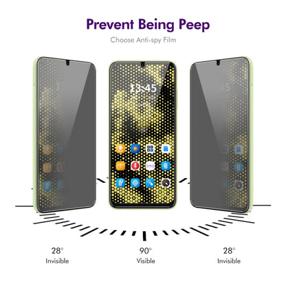 For Samsung Galaxy A25 5G ENKAY Hat-Prince 28 Degree Anti-peeping Privacy Tempered Glass Film by ENKAY