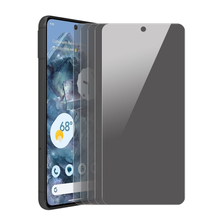 For Google Pixel 8 Pro 5pcs ENKAY Hat-Prince 28 Degree Anti-peeping Privacy Tempered Glass Film by ENKAY