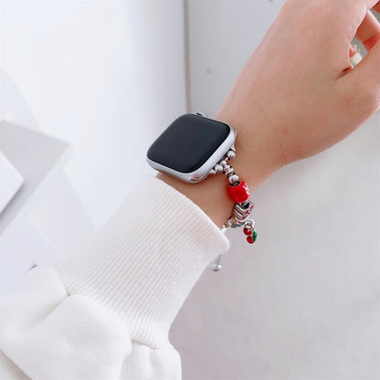 For Apple Watch Series 4 40mm Zinc Alloy Christmas Watch Band(Pink) by bashfashion