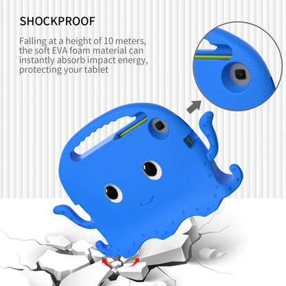 For Samsung Galaxy Tab A11 / A9 Octopus Style EVA Hybrid PC Shockproof Tablet Case with Strap(Blue) by bashfashion