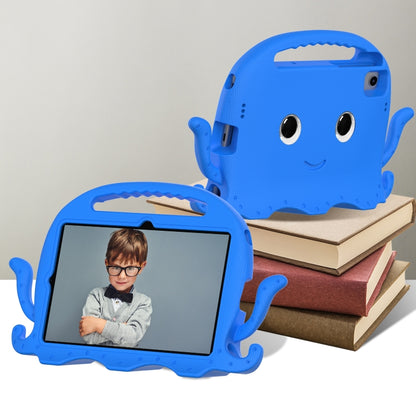 For Samsung Galaxy Tab S6 Lite 2024 Octopus Style EVA Hybrid PC Shockproof Tablet Case with Strap(Blue) by bashfashion