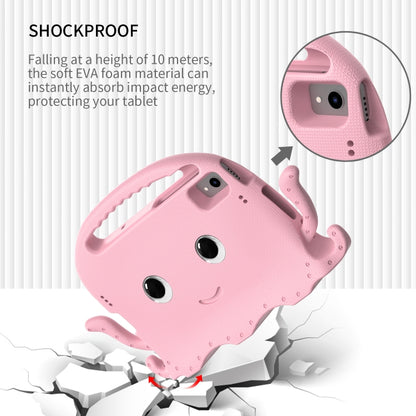For Samsung Galaxy Tab S6 Lite 2024 Octopus Style EVA Hybrid PC Shockproof Tablet Case with Strap(Pink) by bashfashion