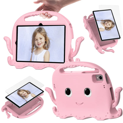 For Samsung Galaxy Tab S6 Lite 2024 Octopus Style EVA Hybrid PC Shockproof Tablet Case with Strap(Pink) by bashfashion