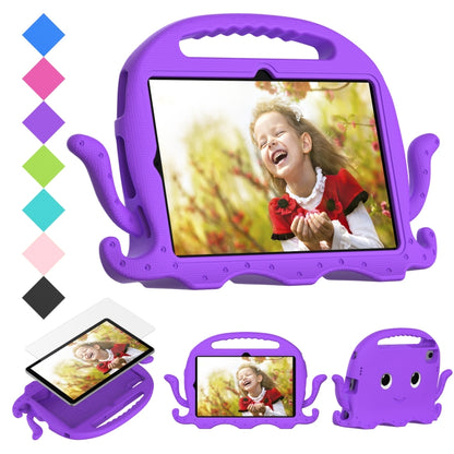 For Samsung Galaxy Tab S6 Lite 2024 Octopus Style EVA Hybrid PC Shockproof Tablet Case with Strap(Purple) by bashfashion
