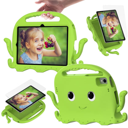 For Samsung Galaxy Tab S6 Lite 2024 Octopus Style EVA Hybrid PC Shockproof Tablet Case with Strap(Grass Green) by bashfashion