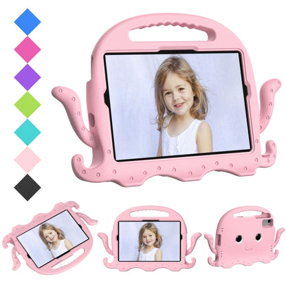 For Samsung Galaxy Tab S9 / S9 FE / S7 / S8 Octopus Style EVA Hybrid PC Shockproof Tablet Case with Strap(Pink) by bashfashion
