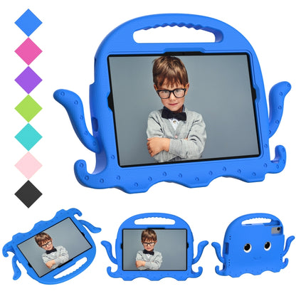 For Samsung Galaxy Tab A11+ / A9+ Octopus Style EVA Hybrid PC Shockproof Tablet Case with Strap(Blue) by bashfashion