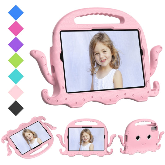 For Samsung Galaxy Tab A11+ / A9+ Octopus Style EVA Hybrid PC Shockproof Tablet Case with Strap(Pink) by bashfashion