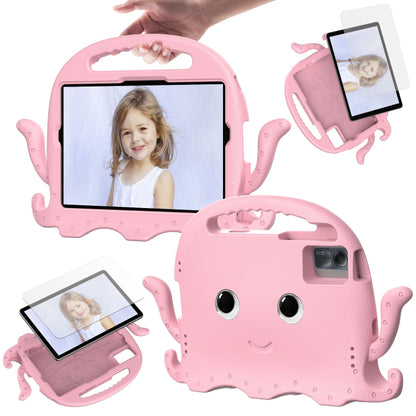 For Samsung Galaxy Tab A11+ / A9+ Octopus Style EVA Hybrid PC Shockproof Tablet Case with Strap(Pink) by bashfashion