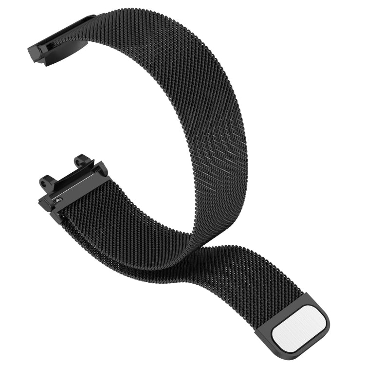 For Amazfit Active Edge A2212 Milan Magnetic Steel Mesh Watch Band(Black) by bashfashion