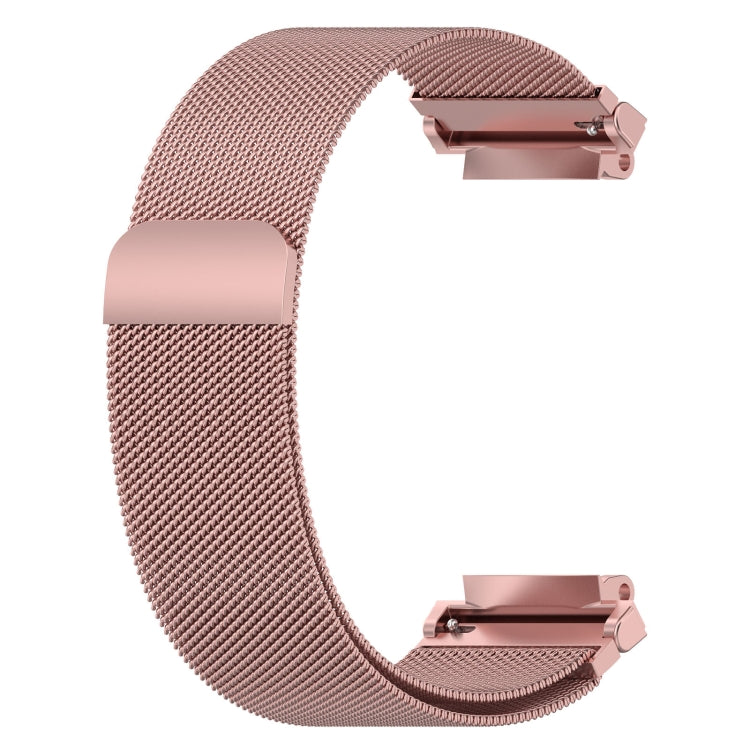 For Amazfit Active Edge A2212 Milan Magnetic Steel Mesh Watch Band(Pink) by bashfashion