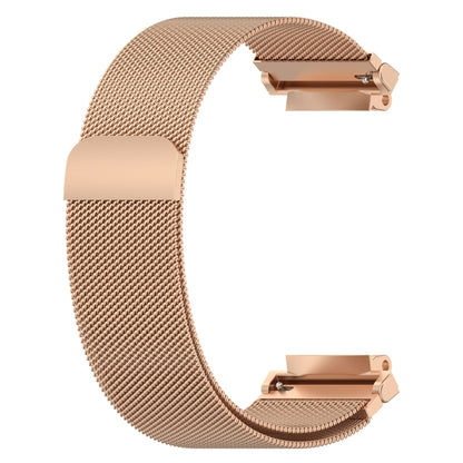 For Amazfit Active Edge A2212 Milan Magnetic Steel Mesh Watch Band(Rose Gold) by bashfashion