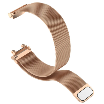 For Amazfit Active Edge A2212 Milan Magnetic Steel Mesh Watch Band(Rose Gold) by bashfashion