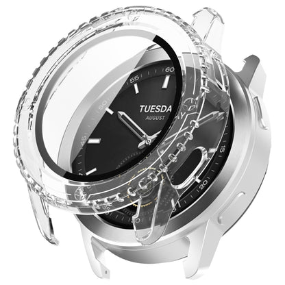 For Xiaomi Watch S3 PC + Tempered Film Integrated Watch Protective Case(Transparent) by bashfashion