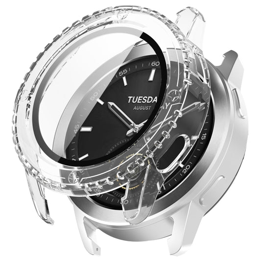 For Xiaomi Watch S3 PC + Tempered Film Integrated Watch Protective Case(Transparent) by bashfashion