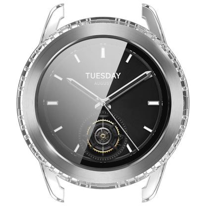 For Xiaomi Watch S3 PC + Tempered Film Integrated Watch Protective Case(Transparent) by bashfashion
