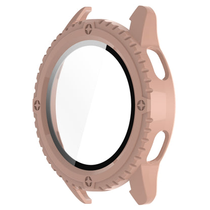 For Xiaomi Watch S3 PC + Tempered Film Integrated Watch Protective Case(Pink) by bashfashion